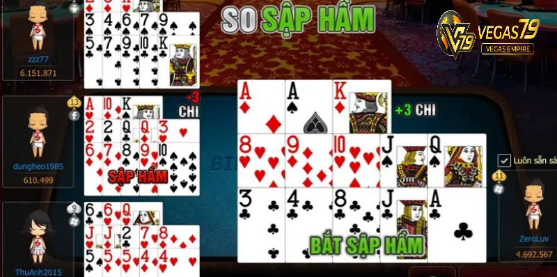 Cách xác định thứ hạng bài trong Binh Xập Xám